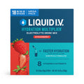 Liquid I.V. Strawberry Hydration Multiplier Powdered Electrolyte Drink Mix, 18 Count Packets