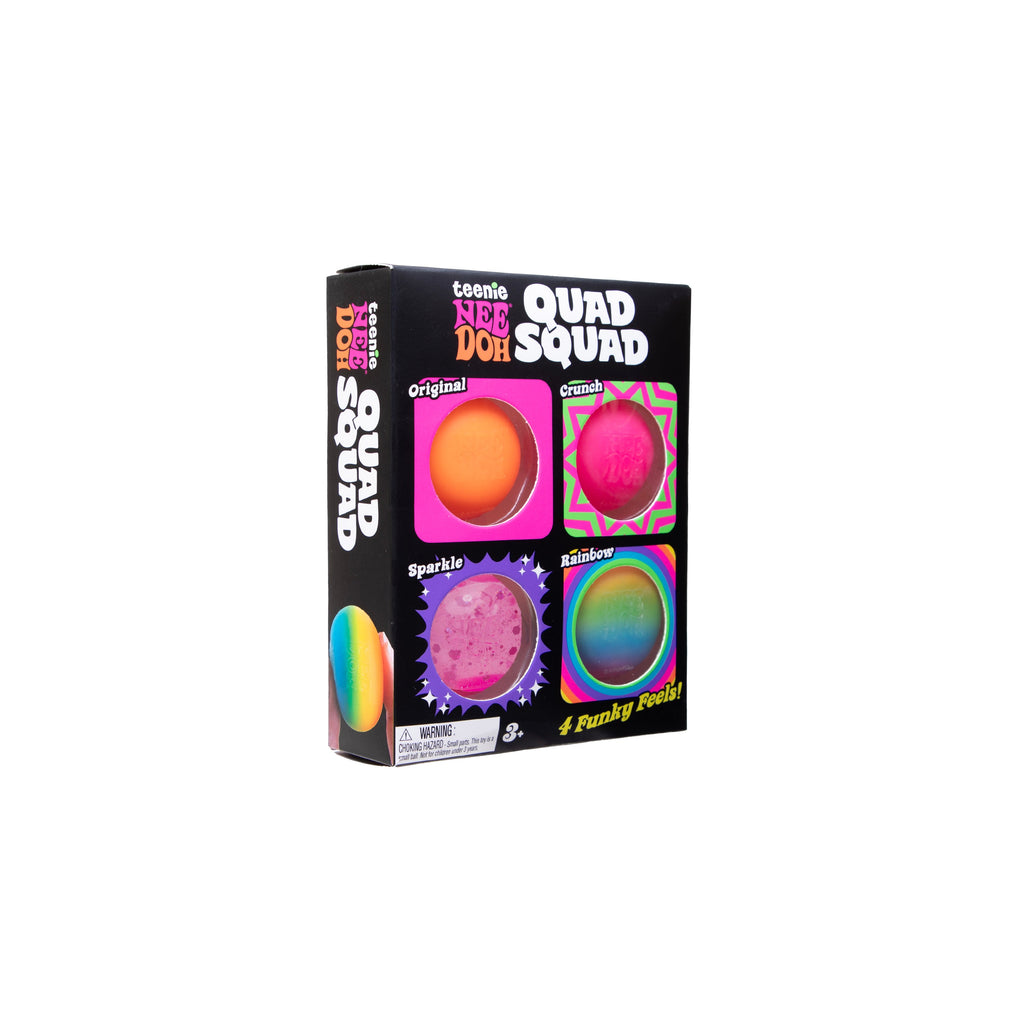 Teenie NeeDoh Quad Squad Multipack