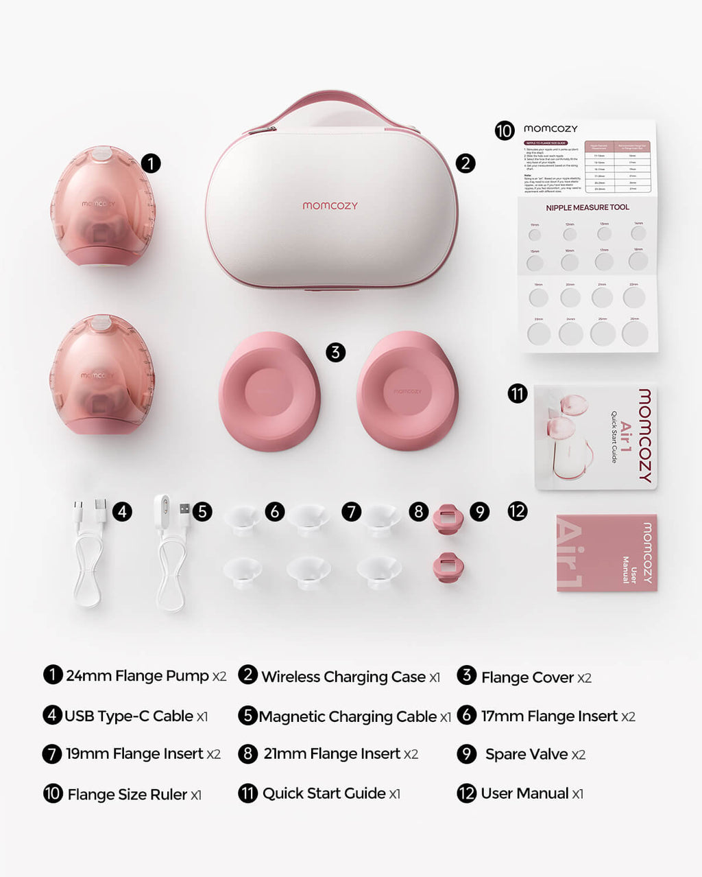 Momcozy Air 1 Ultra-slim Breast Pump
