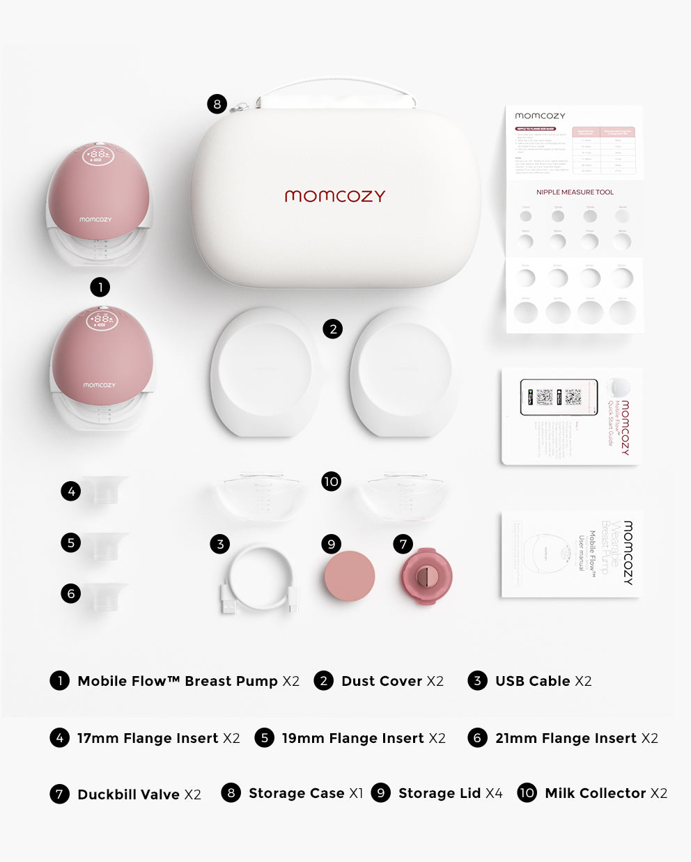 Pump & Clean Bundle: M9 Hands-free Breast Pump and KleanPal Pro Baby Bottle Washer and Sterilizer