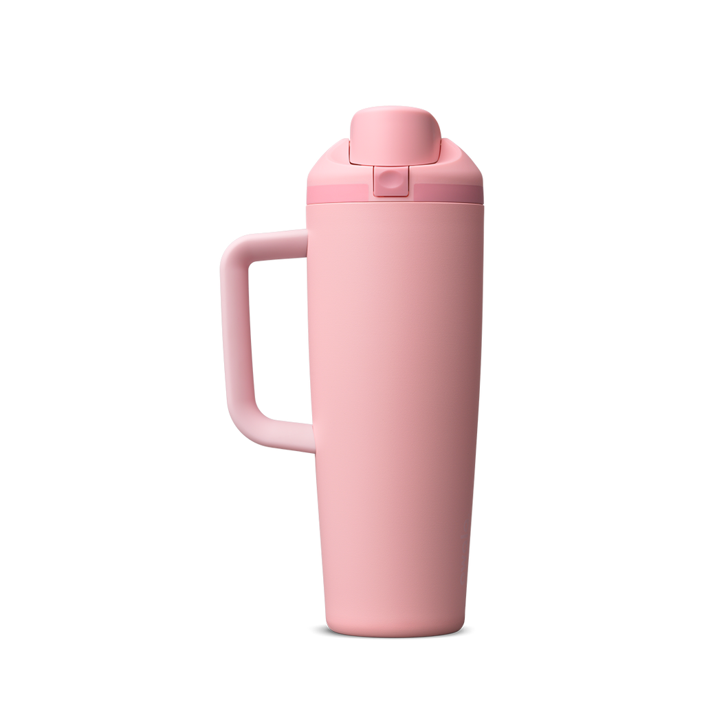 FreeSip® Tumbler, 30oz / Rose Quartz / Stainless Steel