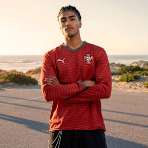 Portugal Home Men's Long Sleeve Soccer Jersey