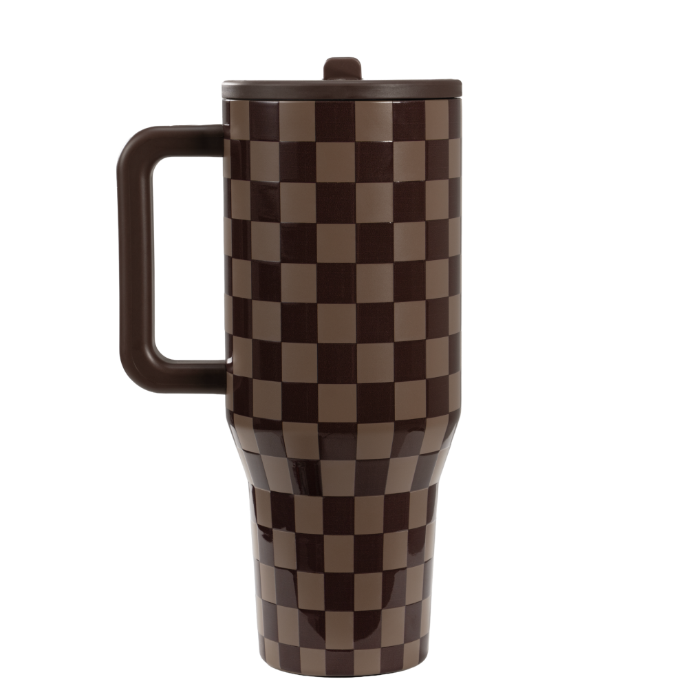 Autumn Checkers - Traveler (32oz) | B2J7AQN0