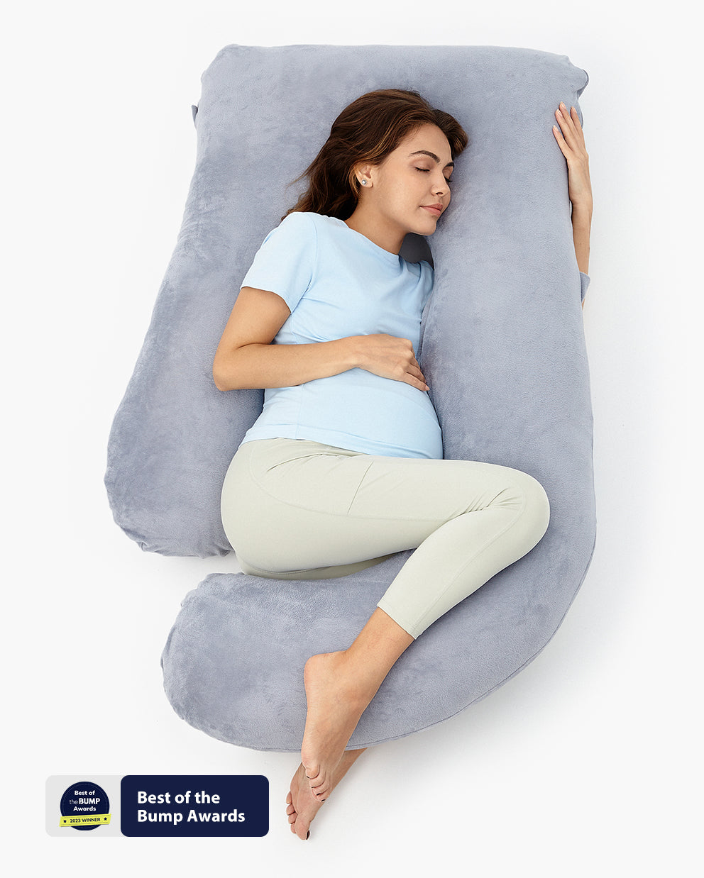 Pregnancy Comfort Bundle: Ergonest Belly Band and Huggable Body Pillow