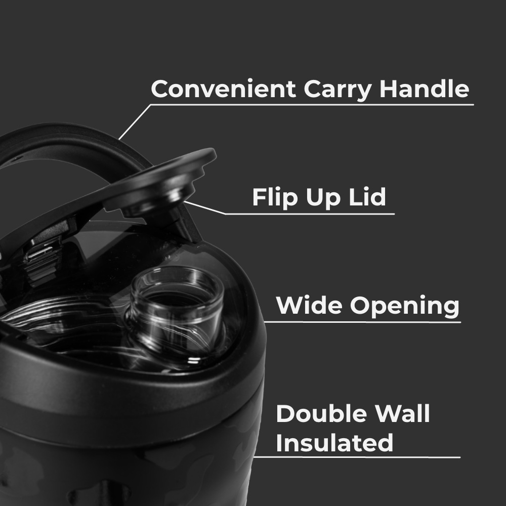 Black Leopard - Insulated Shaker (24oz) | B2R11IO6