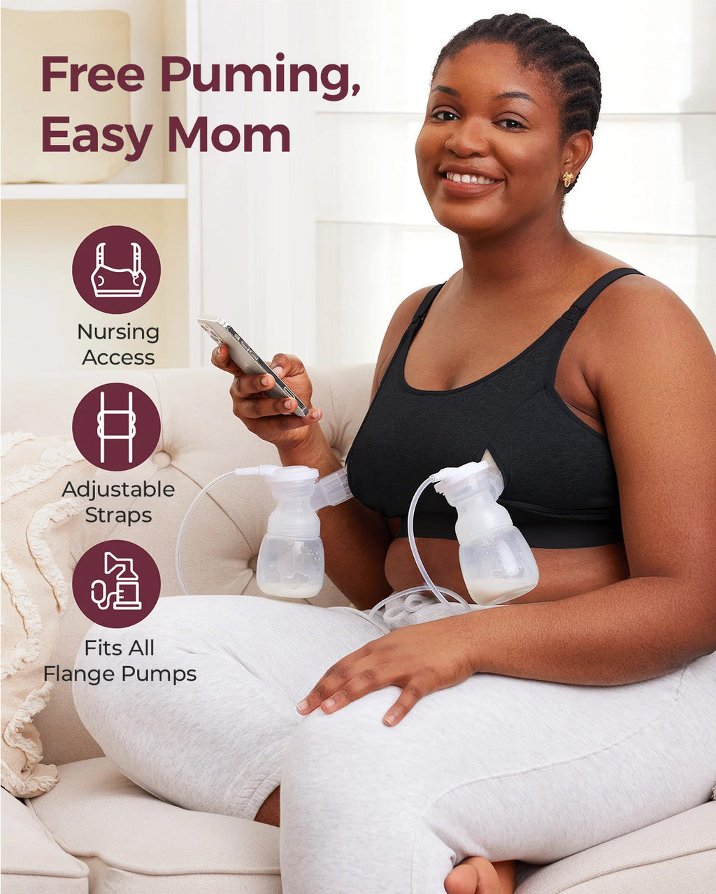The Original: Our Basic Pumping Bra - YN08