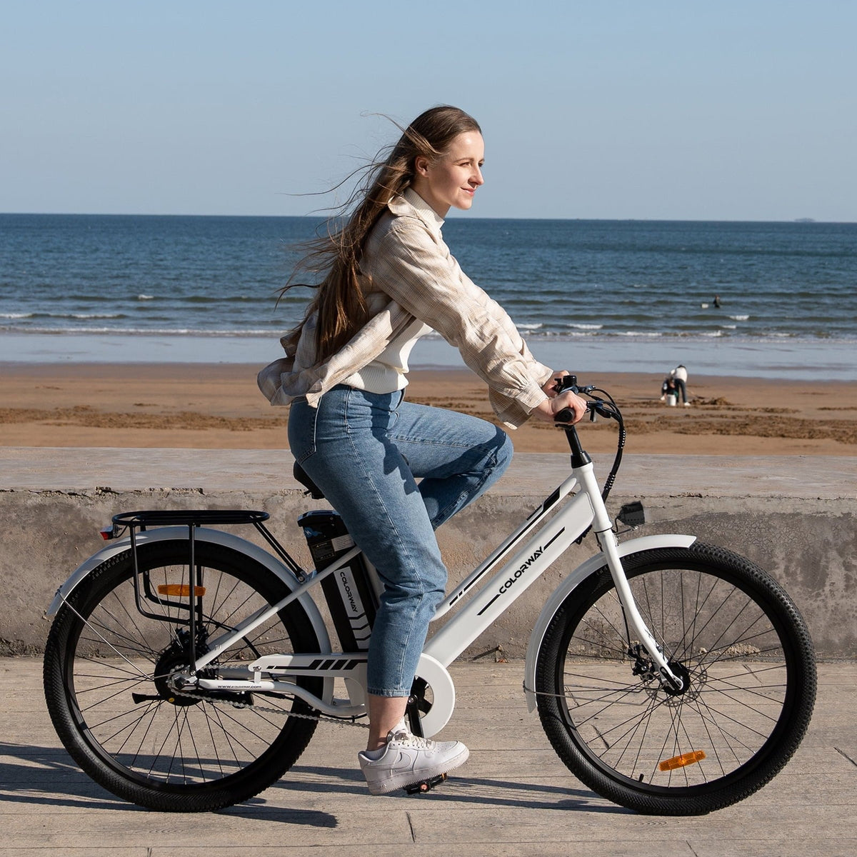 COLORWAY 26 in Electric Bike for Woman, 500W Powerful Motor, 36V 12AH Removable Battery E Bike,, Max. Speed 19.9MPH Electric Bicycle UL2849