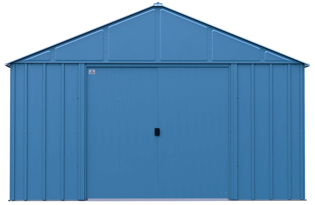 Arrow Classic 12x12-ft Blue Grey Corrosion-Resistant Steel Shed