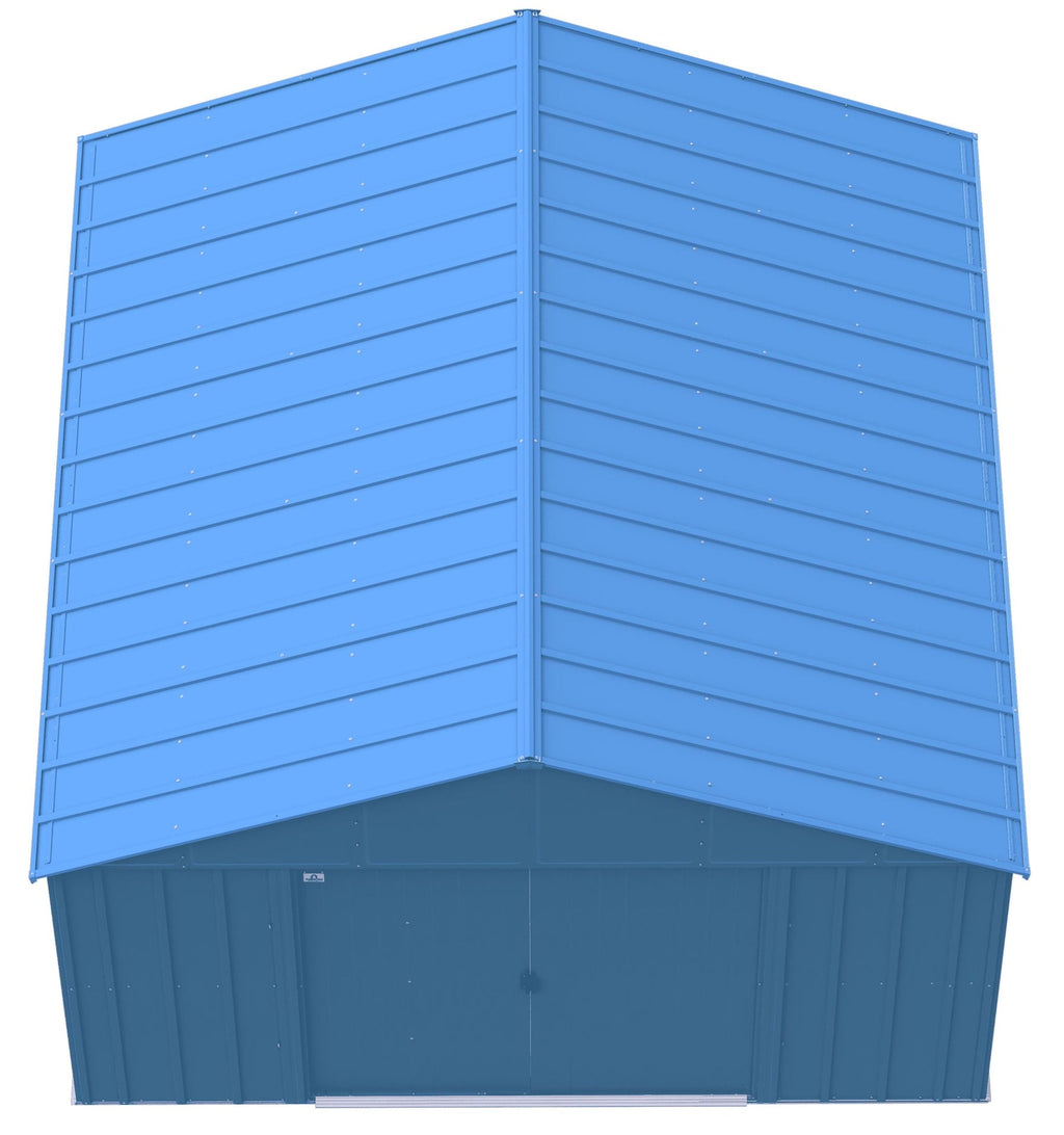 Arrow Classic 12x12-ft Blue Grey Corrosion-Resistant Steel Shed