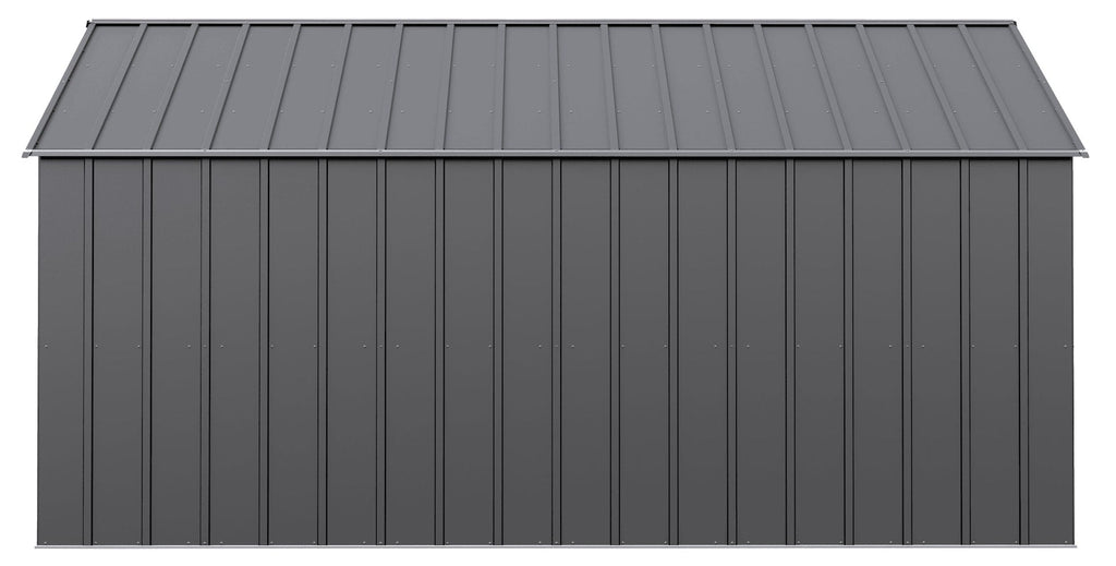 Arrow Classic 12x14-ft Charcoal Corrosion-Resistant Metal Shed