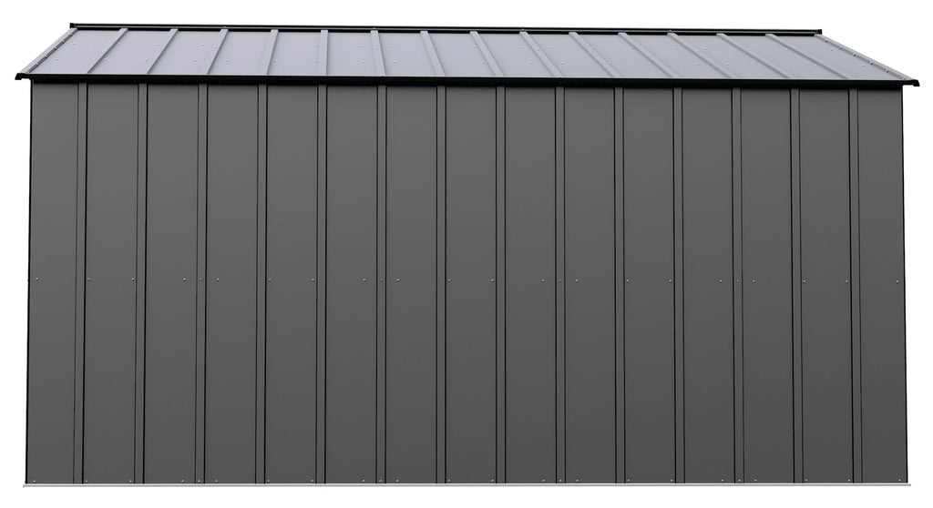 Arrow Classic 14x12-ft Charcoal Lockable Metal Shed