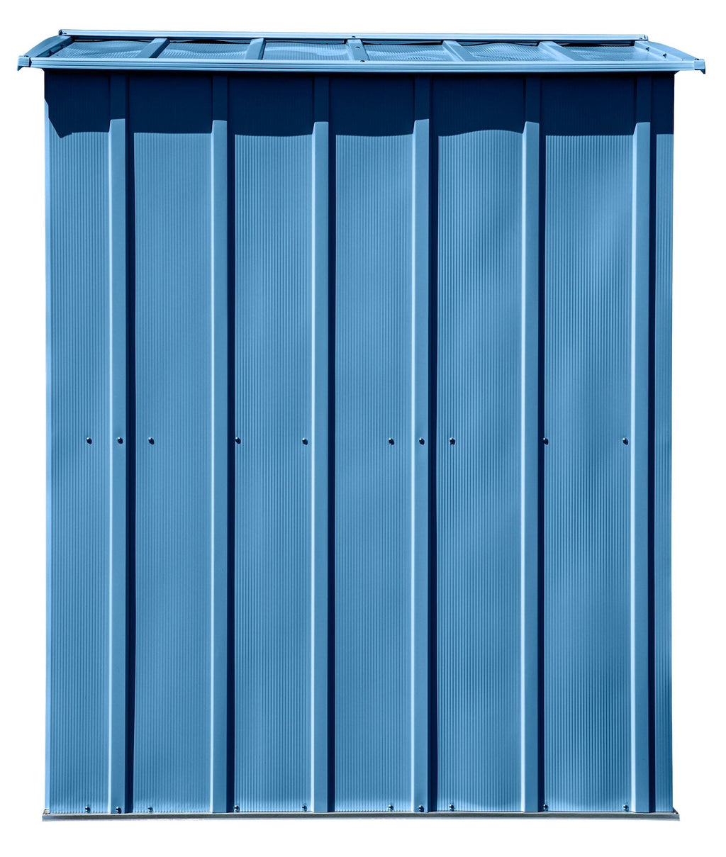 Arrow Classic Galvanized Steel Storage Shed, Blue Grey, 6-ft x 5-ft