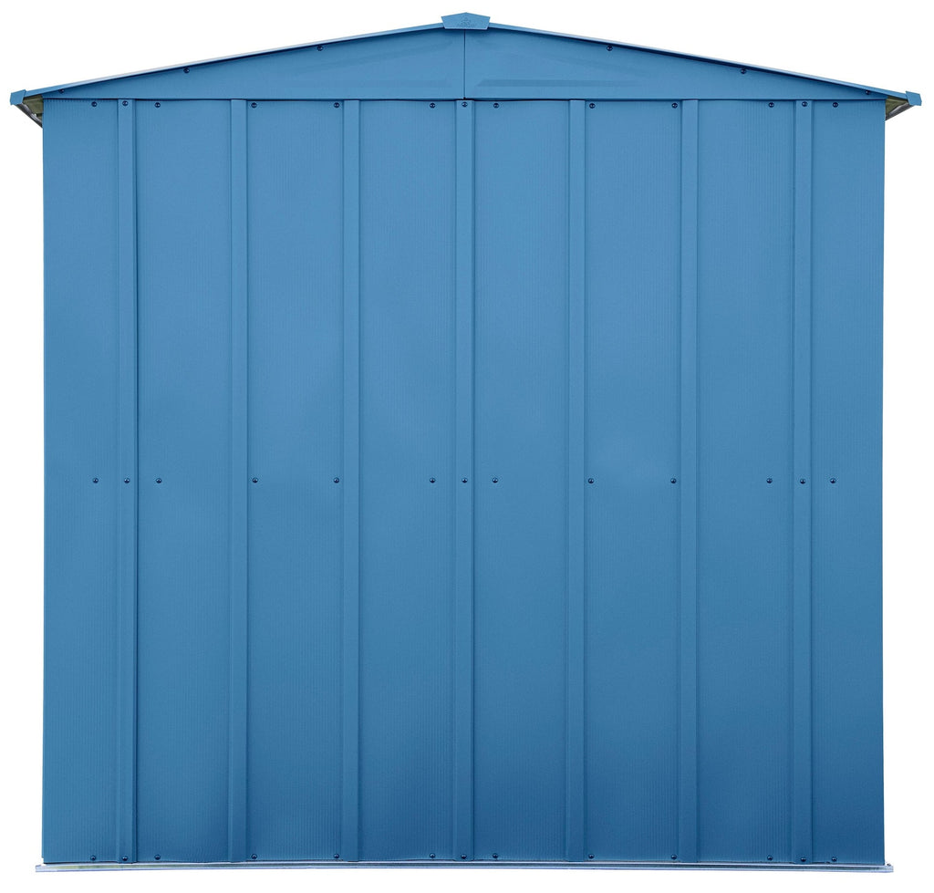 Arrow Classic Galvanized Steel Storage Shed, Blue Grey, 6-ft x 5-ft