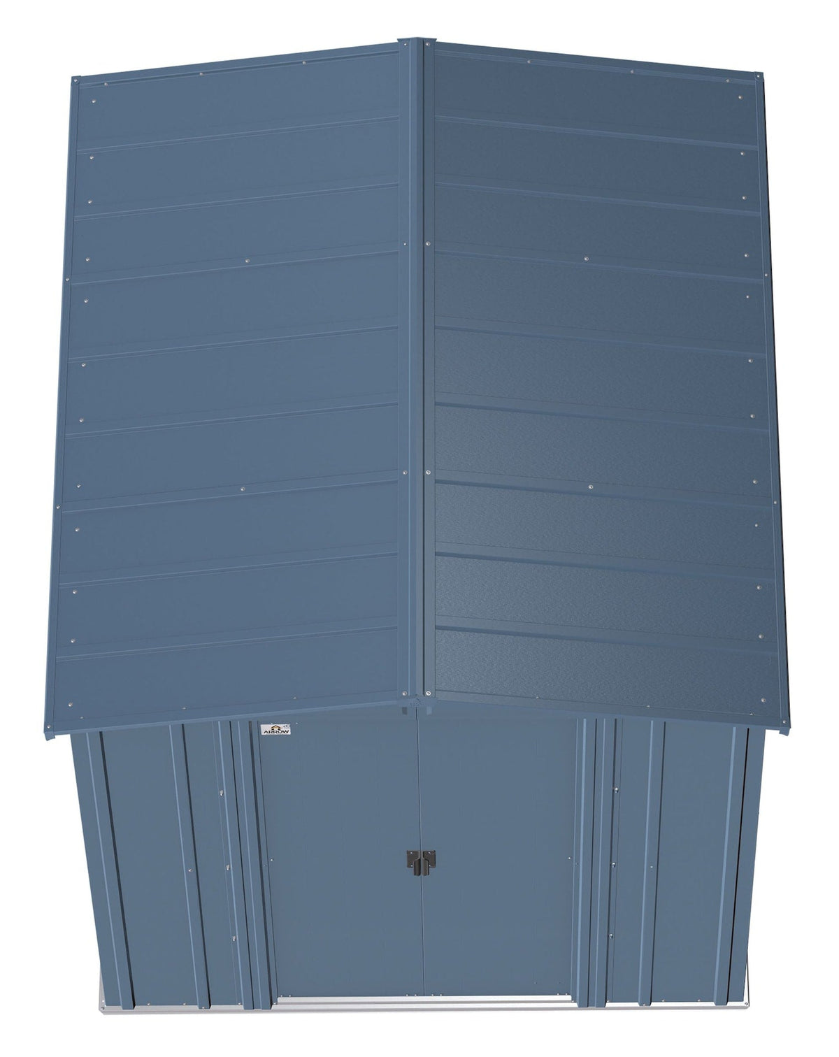 Arrow Classic Galvanized Steel Storage Shed, Blue Grey, 6-ft x 7-ft