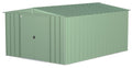 Arrow Classic Galvanized Steel Storage Shed, Sage Green, 10-ft x 14-ft