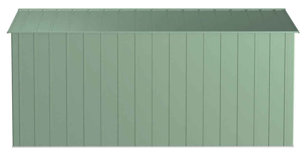 Arrow Classic Galvanized Steel Storage Shed, Sage Green, 10-ft x 14-ft