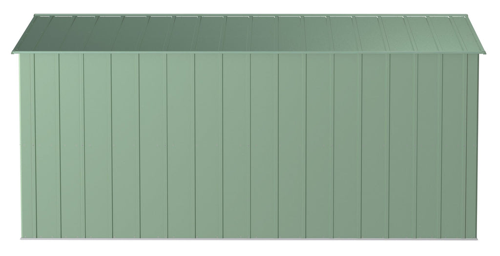 Arrow Classic Galvanized Steel Storage Shed, Sage Green, 10-ft x 14-ft
