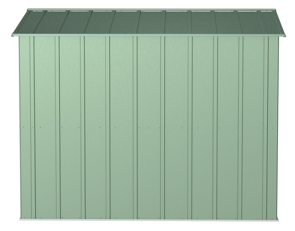 Arrow Classic Galvanized Steel Storage Shed, Sage Green, 8-ft x 8-ft