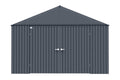 Arrow Elite 12x16-ft Anthracite Corrosion-Resistant Steel Storage Shed