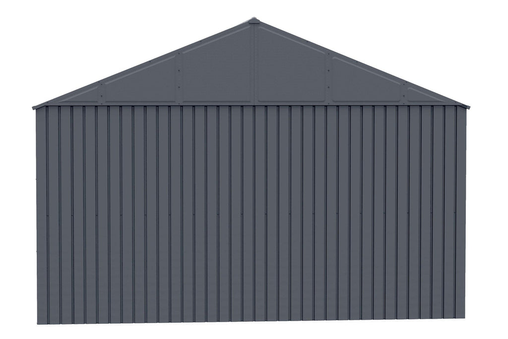 Arrow Elite 12x16-ft Anthracite Corrosion-Resistant Steel Storage Shed