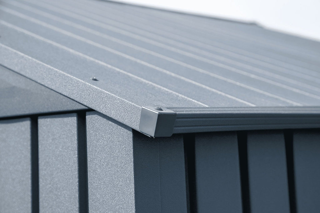 Arrow Elite 12x16-ft Anthracite Corrosion-Resistant Steel Storage Shed