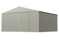 Arrow Elite 14x14-ft Cool Grey Corrosion-Resistant Steel Storage Shed