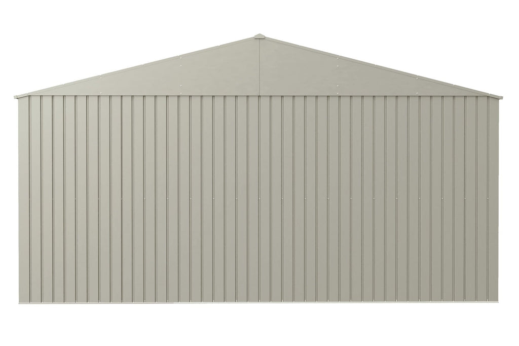Arrow Elite 14x14-ft Cool Grey Corrosion-Resistant Steel Storage Shed