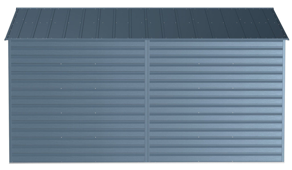 Arrow Select Galvanized Steel Storage Shed, Blue Grey, 10-ft x 14-ft