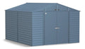 Arrow Select Galvanized Steel Storage Shed, Blue Grey, 10-ft x 8-ft