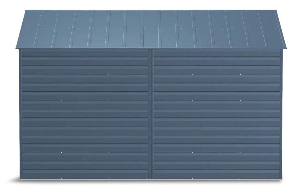 Arrow Select Galvanized Steel Storage Shed, Blue Grey, 10-ft x 8-ft
