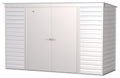 Arrow Select Galvanized Steel Storage Shed, Flute Grey, 10-ft x 4-ft