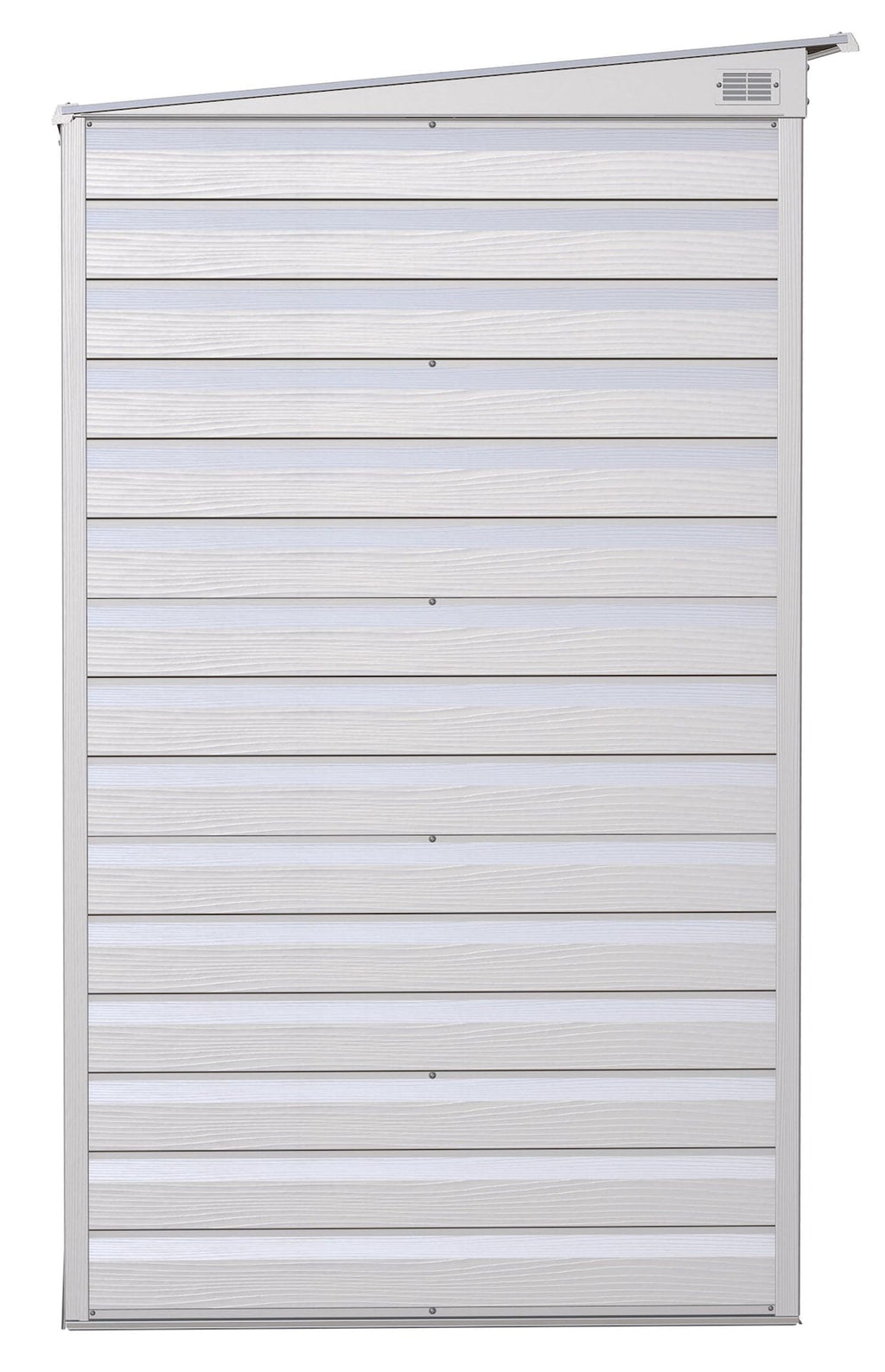 Arrow Select Galvanized Steel Storage Shed, Flute Grey, 6-ft x 4-ft