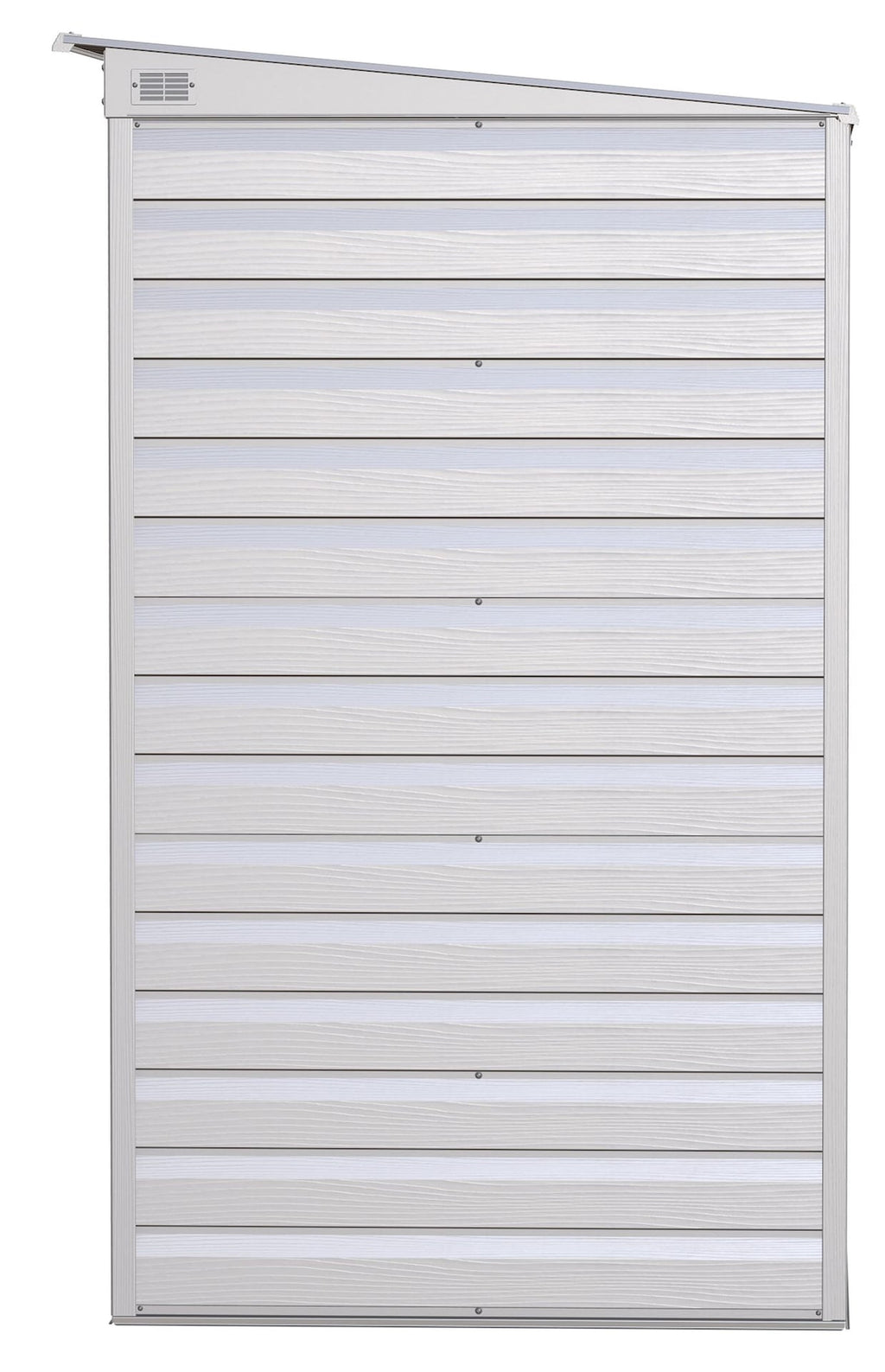 Arrow Select Galvanized Steel Storage Shed, Flute Grey, 6-ft x 4-ft