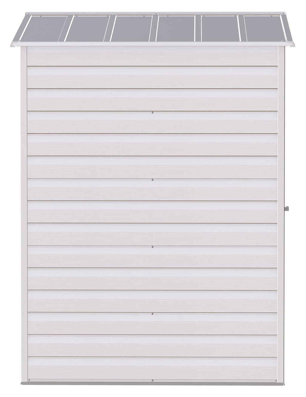 Arrow Select Galvanized Steel Storage Shed, Flute Grey, 6-ft x 5-ft