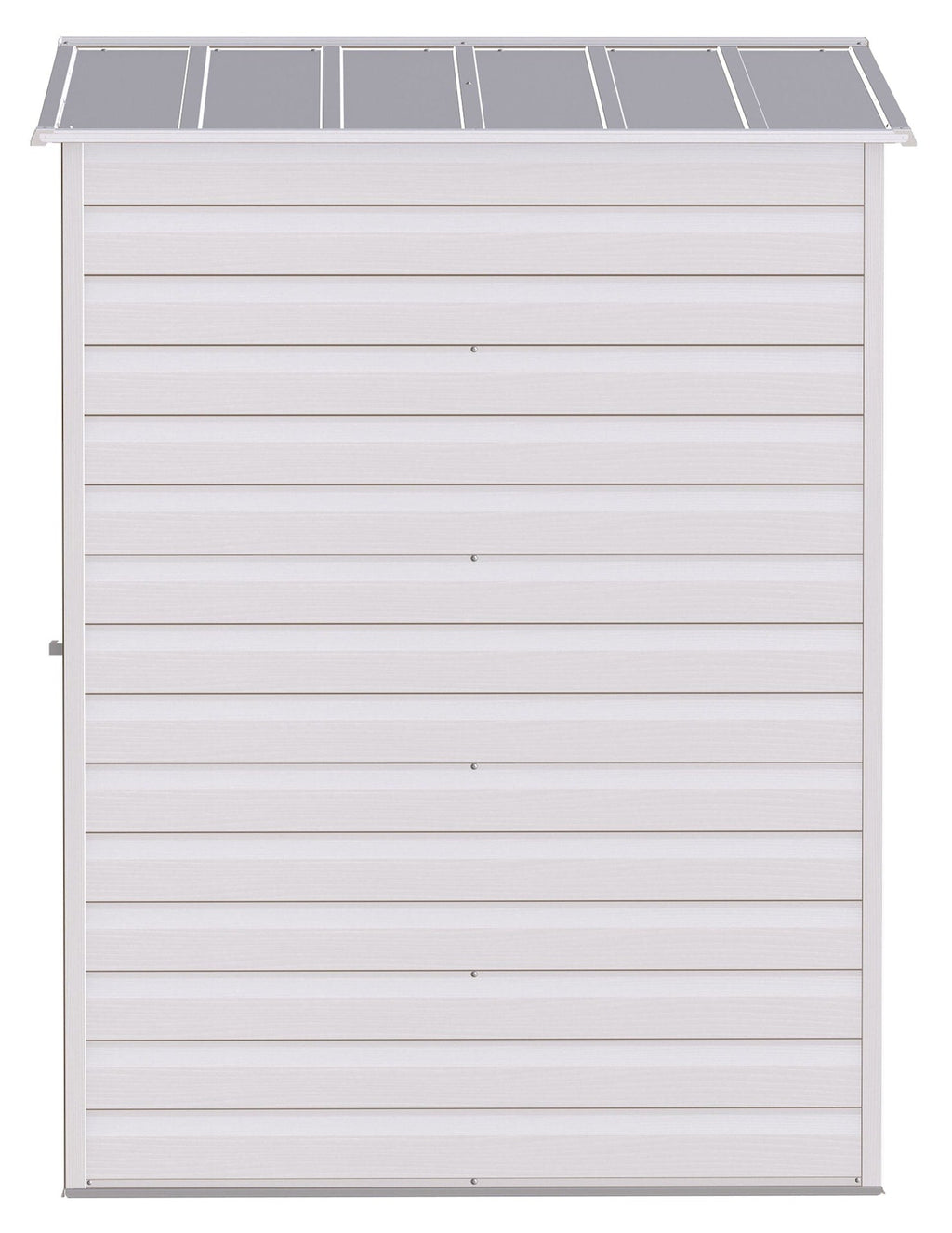 Arrow Select Galvanized Steel Storage Shed, Flute Grey, 6-ft x 5-ft