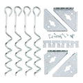 Arrow Steel Earth Anchor Kit with 15-in Corkscrews
