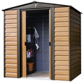 Arrow Woodridge 6x5-ft Corrosion-Resistant Steel Storage Shed