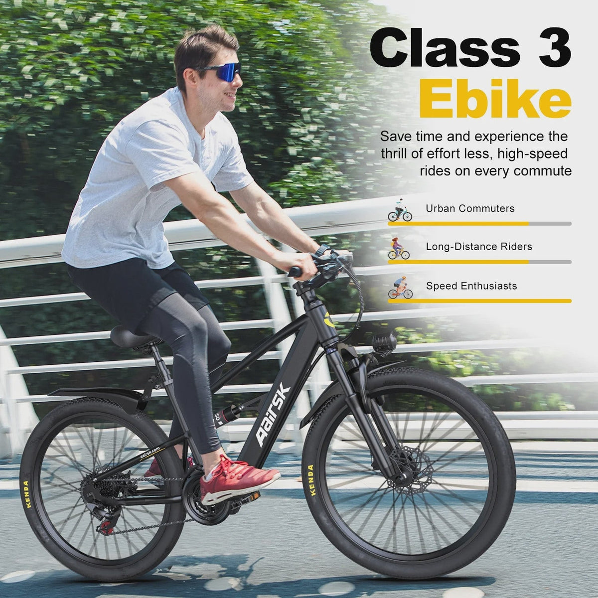 26 inElectric Mountain Bike for Adults, 400W 25MPH 40 Miles, 36V 13AH,City Commuting E-bike
