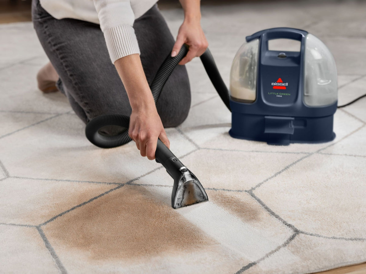 Bissel Little Green Mini Corded Midnight Navy Portable Carpet & Upholstery Deep Cleaner