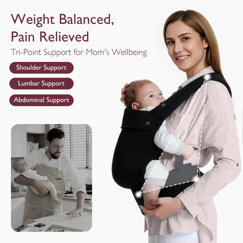 PureHug Baby Carrier - Black