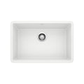 Blanco Precis SILGRANIT 27-in Single Bowl Undermount Kitchen Sink, White