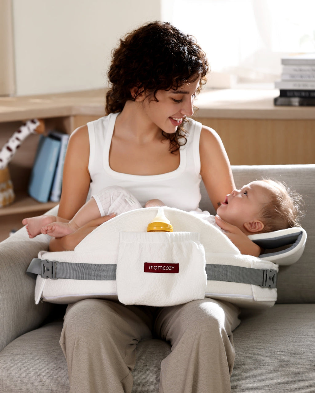 Momcozy Memory Foam Nursing Pillow