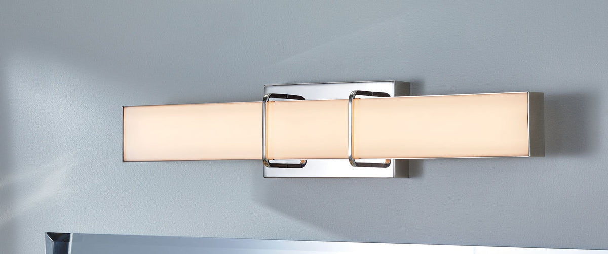 CANVAS Byrne LED Vanity Light Fixture, Polished Nickel