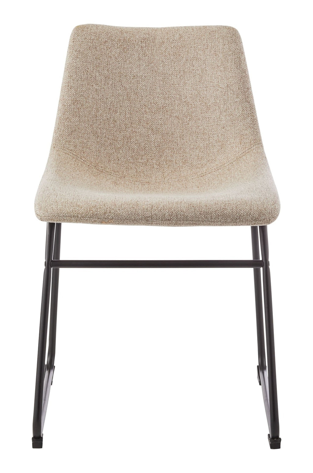 Canvas Scottie Modern Fabric Dining Chair, Dark Grey