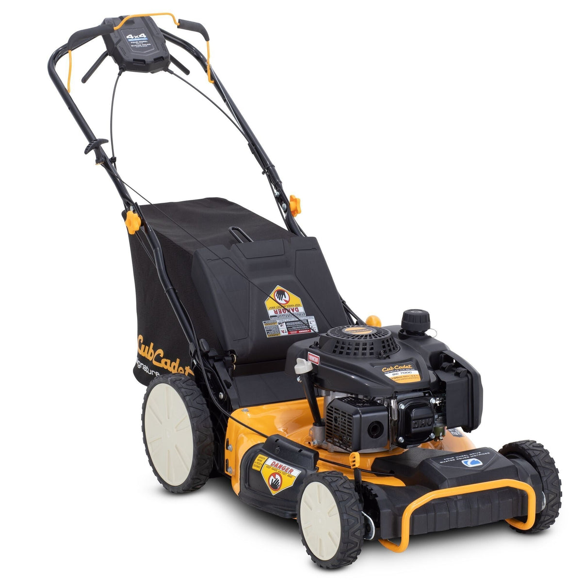 Cub Cadet 196cc 3-in-1 Gas Engine AWD Walk Behind Self-Propelled Mower, 21-in