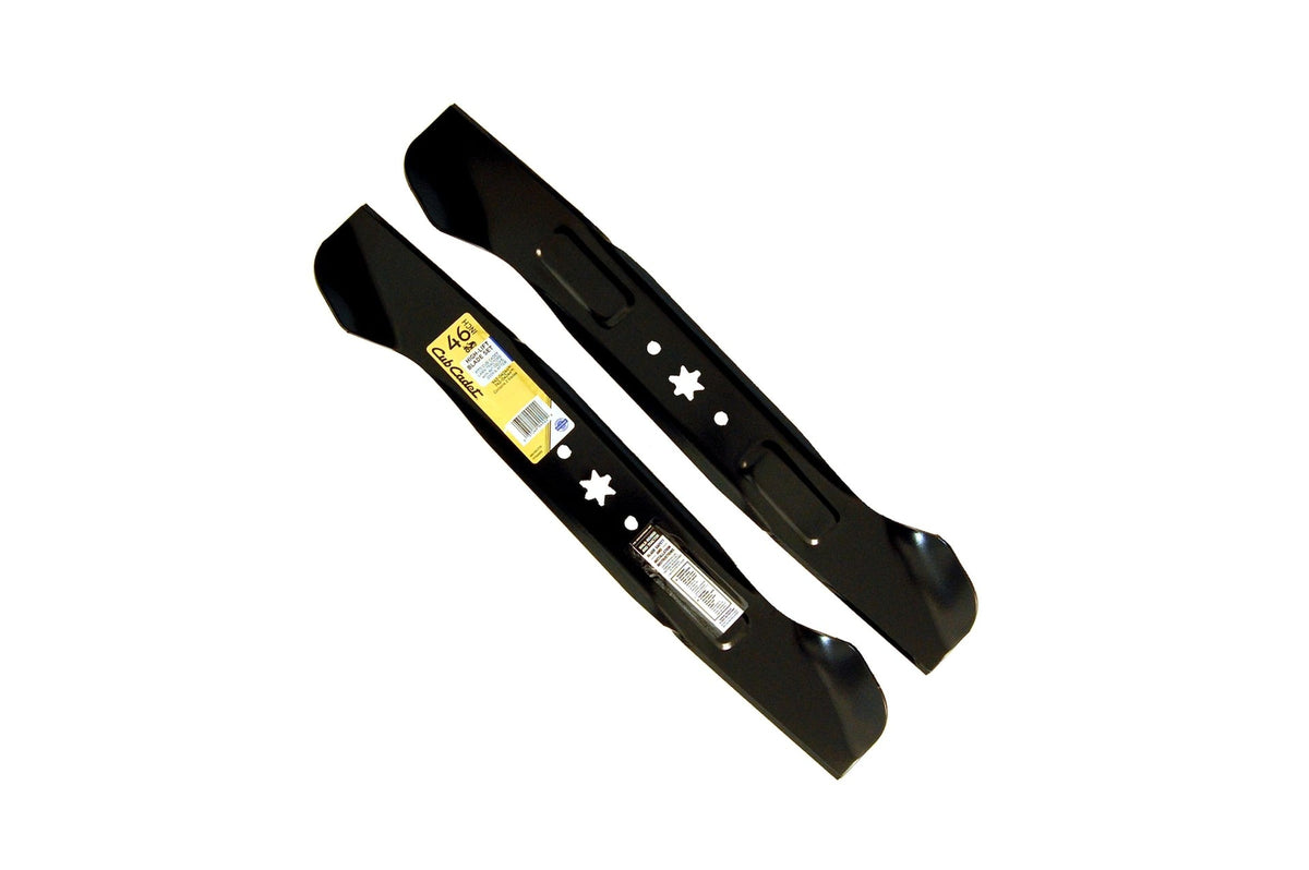 Cub Cadet NX-15 Riding Mower 2-in-1 High-Lift Blade Set, Fits 2015 & After Models, Black, 46-in, 2-pk
