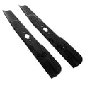 Cub Cadet Replacement High-Lift S-Blade Set, Fits 2022 & After Models, Black, 42-in, 2-pk
