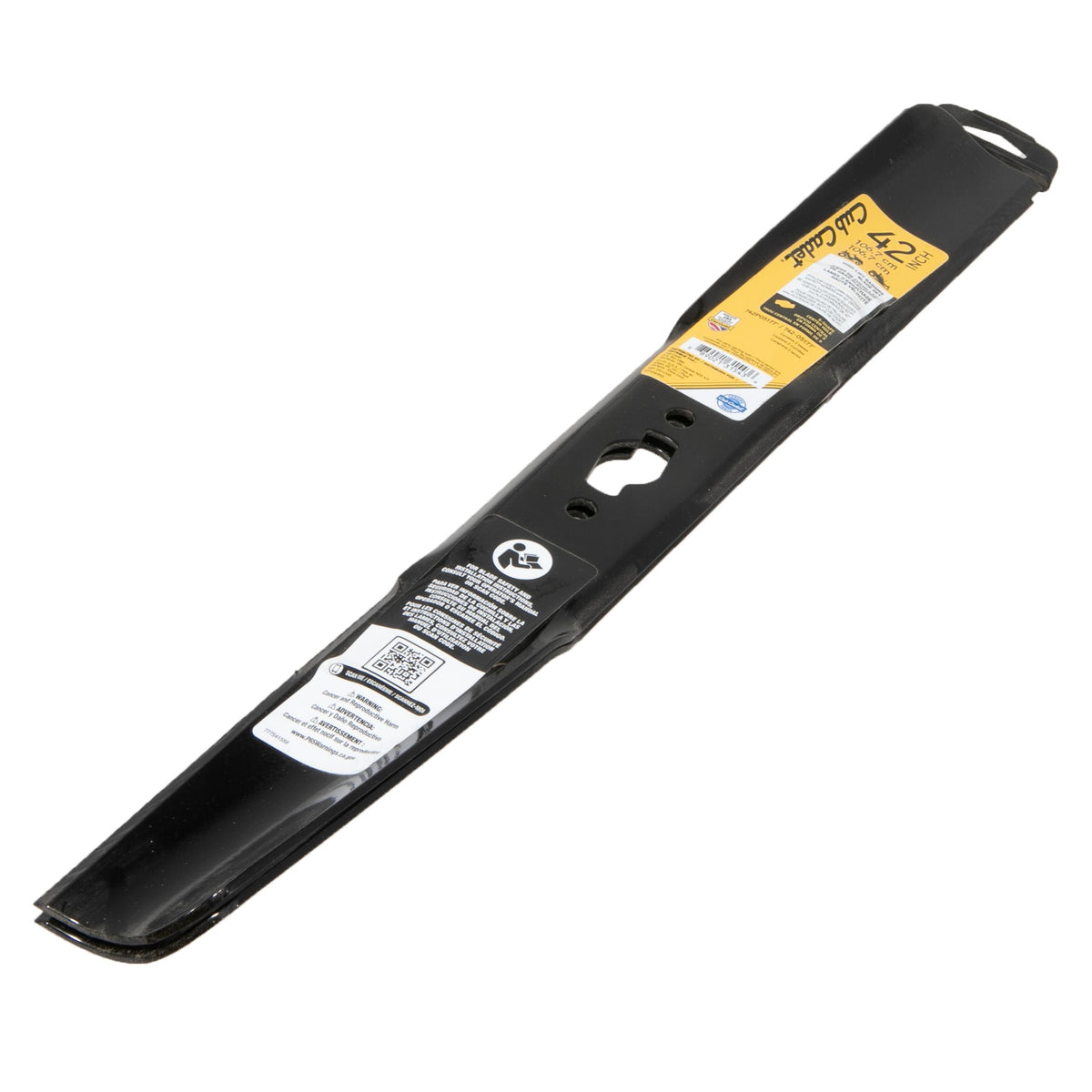 Cub Cadet Replacement High-Lift S-Blade Set, Fits 2022 & After Models, Black, 42-in, 2-pk