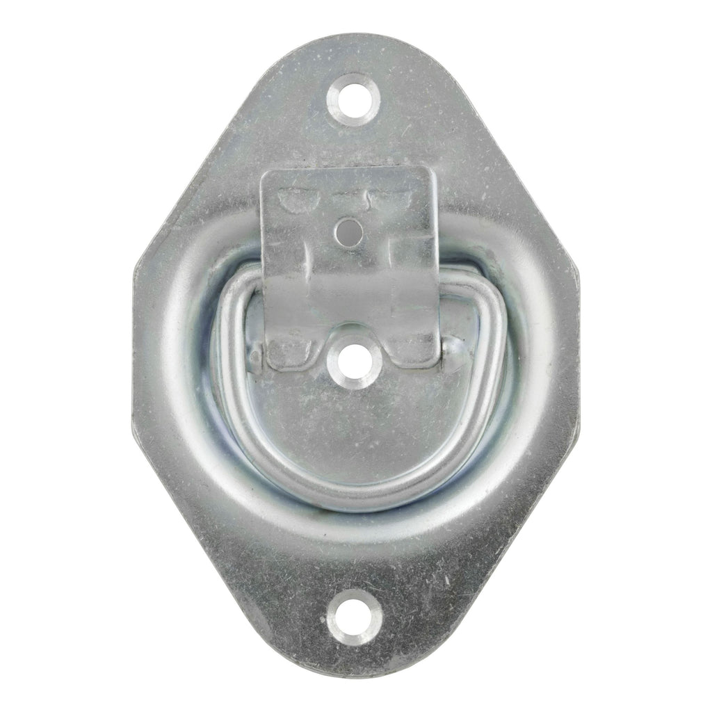 CURT 1-3/8-in x 1-7/8-in Recessed Tie-Down Ring (1200-lb, Clear Zinc)