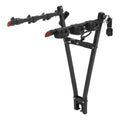 CURT 18013 Clamp-On 3-Bike Hitch Mount Bike Rack, Fits Over 2-in Receiver, Black
